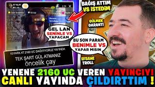 SON PARAMI SANA ATIYORUM DEDİM  CANLI YAYINDA TROLLEDİM - PUBG MOBİLE TROLL