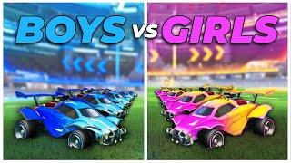 Girls vs Boys in Rocket League Who will win?