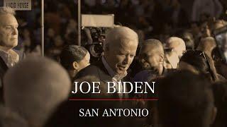 Protester Ejected from Joe Biden Rally in San Antonio