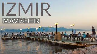 Explore İzmirs Mavişehir Waterfront Restaurants & Ecological Corridor  4K Walk