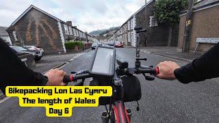 Brecon Beacons camp. Cycling Taff Trail to Cardiff across the Length of Wales on Lon Las Cymru trail