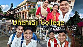 Dhemaji college freshers 2022  Dhemaji College Gaurav Riyan Vlogs