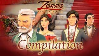 Zorro the Chronicles  1 Hour COMPILATION  Episode 1 - 3  Superhero cartoons