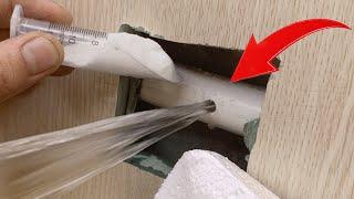 Very few people who know this secret trick baking soda + styrofoam and pvc pipes amazing idea