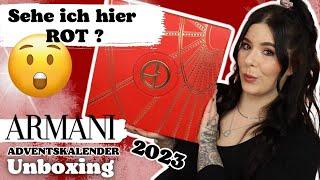 Sehe ich hier ROT ?  Armani Adventskalender 2023 UNBOXING