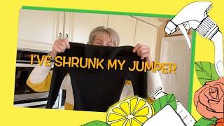 How to Fix a Jumper Youve Shrunk in the Wash  Green Living Made Easy by Nancy Birtwhistle