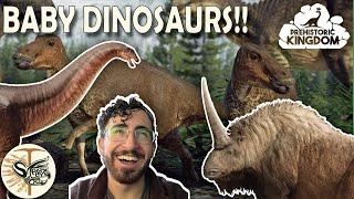 BABY DINOSAURS are coming to PREHISTORIC KINGDOM Paleontologists react to PK Jan 2024 Devlog