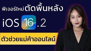 ตัดพื้นหลังรูปภาพใน 2 วินาที  ตัวช่วยทำภาพขายออนไลน์  ฟีเจอร์ใหม่ iOS 16.2 สำหรับผู้ใช้ iPhone