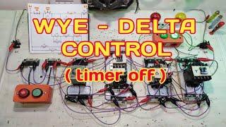 WYE DELTA CONTROL  Timer Off   Tagalog  Basic Motor Control Tutorial