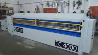 TEXTILE ELECTRIC HEATED ROLLER CALENDER - ANCANO - TC4000