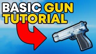 How to Make a Basic Gun - Beginner Roblox Scripting Tutorial