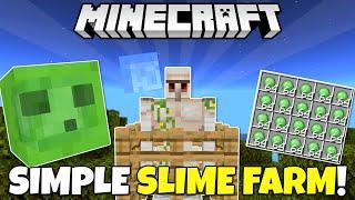Minecraft Easy SLIME FARM Tutorial No Slime Chunks Minecraft Bedrock & Java