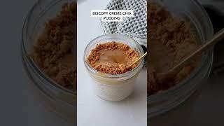 Biscoff Creme Chia Pudding tiktok cookingwithnoa