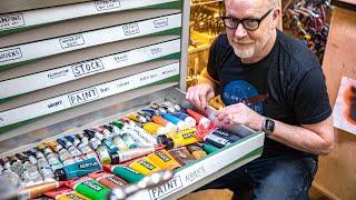 Adam Savage Finally Finds Good Shop Storage Drawers