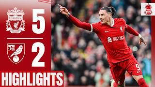 FIVE Goals As Reds Progress To FA Cup Fifth Round  Liverpool 5-2 Norwich  Highlights