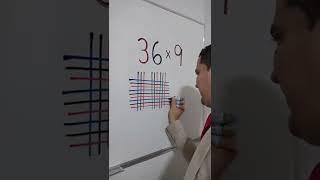 Japanese Method for Multiplication ️ गुणन के लिए जापानी विधि #shorts