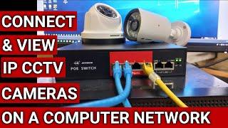 IP CCTV Camera Remote View on PC Network without using an NVR