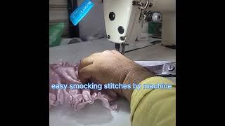 how to smock fabric on a sewing machine️smocking stitches