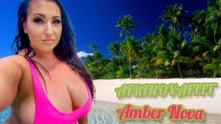 Amber Nova -American Glamorous Curvy Model Wiki Biography Facts Swimwear try on haul