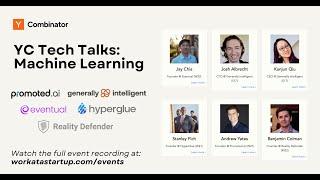 YC Tech Talks Machine Learning