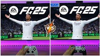 EA FC25 Xbox Series S Vs PS4 Comparison