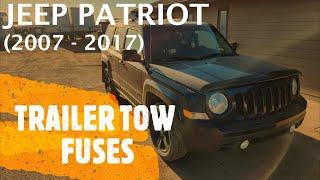 Jeep Patriot - TRAILER TOW PACKAGE FUSE LOCATION 2007 - 2017