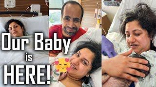 Our Baby is Finally here  35 Hours of Labor  Birth Experience in USA