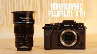 Fujifilm XT4 in Anamorphic  Sirui 50mm F1.8 1.33x Lens  #notareview