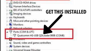 How To Download & Install Qualcomm HS-USB QDLoader 9008 COM6 Drivers