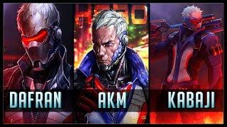 DAFRAN vs KABAJI vs AKM - Gods of Soldier 76   Overwatch Moments