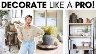 DECORATE LIKE A PRO  HOME STYLING TIPS & IDEAS  HOME DECOR INSPIRATION