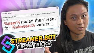 5 USEFUL Streamer.bot Tips You Should Know