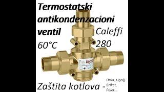Termostatski Antikondenzacioni ventil - Caleffi 280 - 60°C - Thermostatic anti-condensation valve