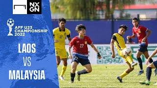 AFF U23 Championship 2022  Laos vs Malaysia highlights