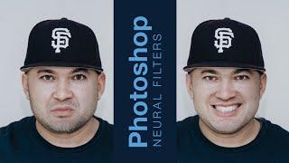 Photoshop 2021 v.22 Neural Filters examples Smart Portrait