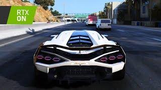 2020 Lamborghini Sian RTX ON  GTA V RAY TRACING 60FPS _REVIEW