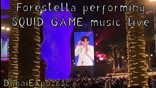 FORESTELLA performing SQUID GAME music live in Dubai Expo 2020 