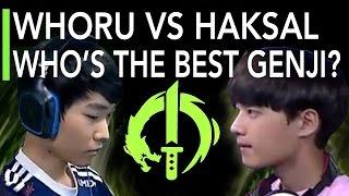 Lunatic-Hai vs RunAway - WhoRU VS Haksal Whos the Best Genji? - OGN Overwatch APEX S2 Highlights