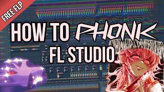 How To Make Viral PHONK MUSIC - SHADXWBXRN Style FL Studio Tutorial FREE FLP