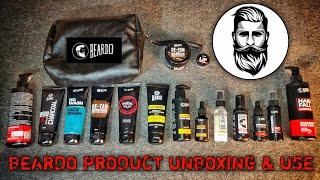 BEARDO HAIR BEARD AND FACE SOLUTION  BEARDO PRODUCTS UNBOXING & USE