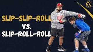 Boxing Defense Explained Slip-Slip-Roll vs Slip-Roll-Roll Must Watch