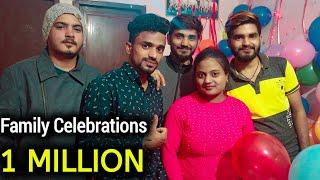 1 MILLION Family Celebration Vlog  Gk Study Adda