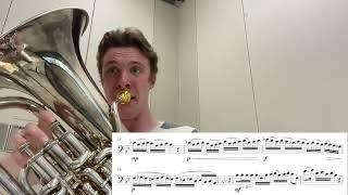 Ost Characteristic Study #3 for Trumpet bass clef version - Jason Costello