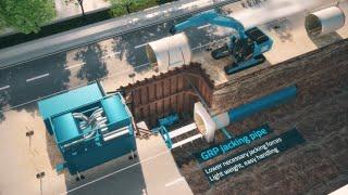 Microtunneling  pipe jacking with GRP pipes A smart solution for sustainable infrastructure