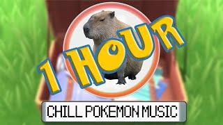 1 Hour of Capybaras Chilling With Pokemon Music