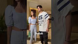 Kiara Advani Sidharth Malhotra leaving Manish Malhotra house #youtubeshorts