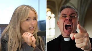 Sabrina Carpenter REACTS to Priest Being FIRED For Allowing Her To Film Feather In Catholic Church