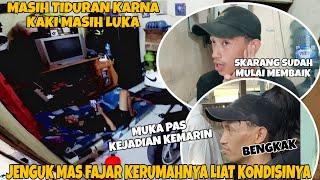 JENGUK FAJAR KERUMAHNYA LIAT KONDISINYA SETELAH DI PUKUL BAPAK2 DI LIBURAN TEAM SEMVACK KEMARIN‼️