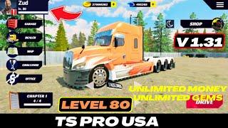 Update  Truck Simulator Pro USA Mod Apk 1.31 - Unlimited Money Gems And Max Level 80