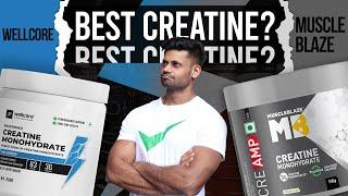 MUSCLEBLAZE CREATINE VS WELLCORE CREATINE  WHICH ONE SHOULD YOU BUY ?? #review #fitness #health